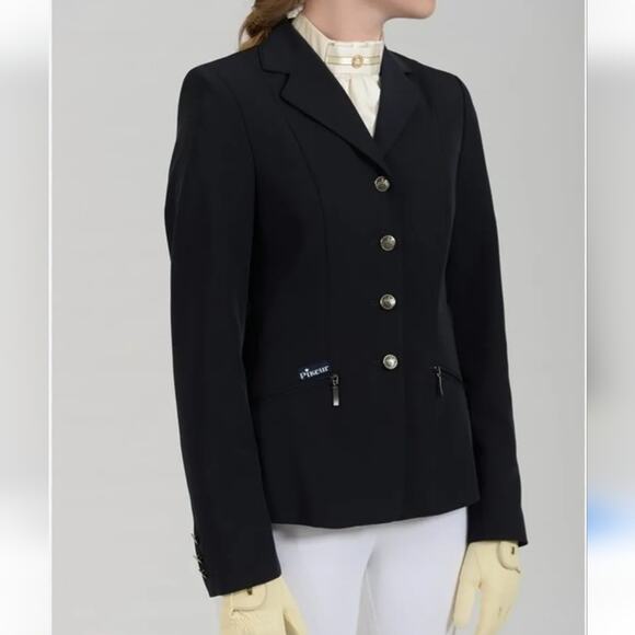 Pikeur skarlet competition jacket Sz S black show blazer A20 - Picture 1 of 5
